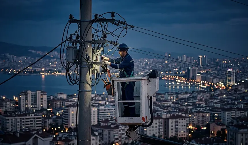 Gediz Elektrik'ten uyarı; İzmir’de birçok ilçe pazartesiye elektriksiz başlayacak!