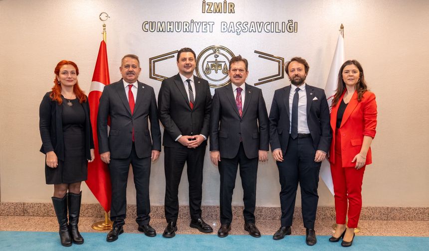 Yeni İzmir Barosu yönetiminden Başsavcılığa ziyaret