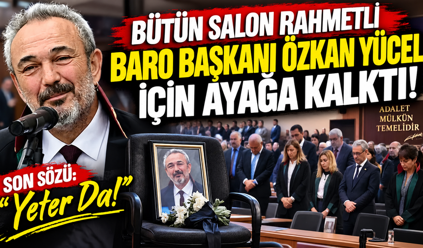 Bütün Salon Özkan Yücel İçin Ayağa Kalktı!