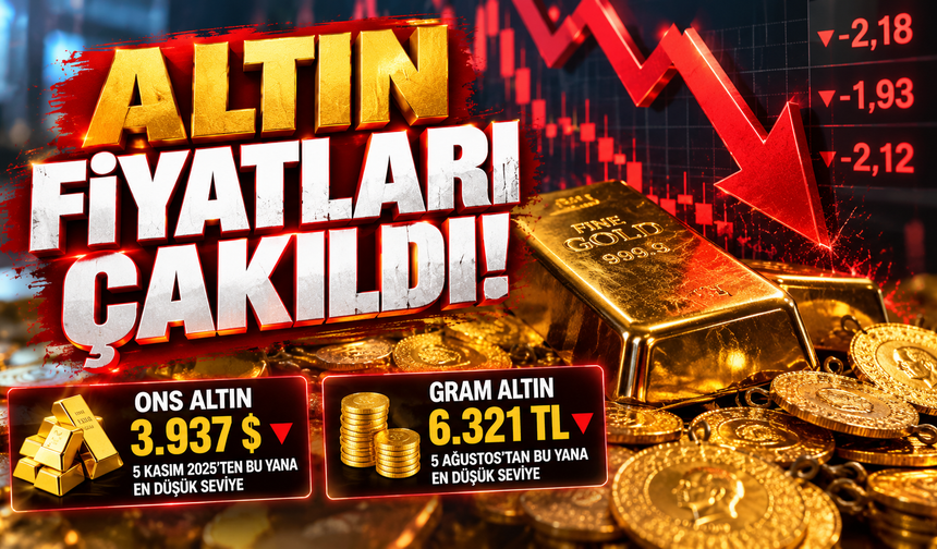Son 1 yılın en düşük seviyesi: Altın fiyatları çakıldı!