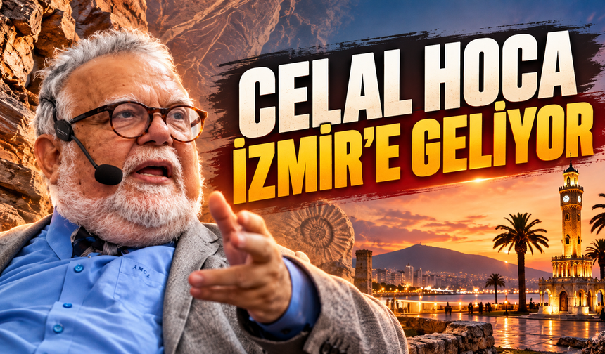 Celal Şengör Bornova'ya geliyor