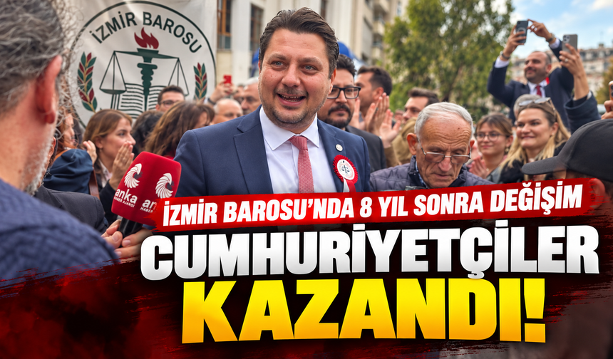 İzmir Barosu’nda nefes kesen seçim: Sökmen 101 oy farkla kazandı!