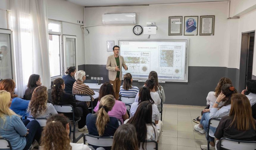 Bornova’da afetlere karşı eğitim seferberliği