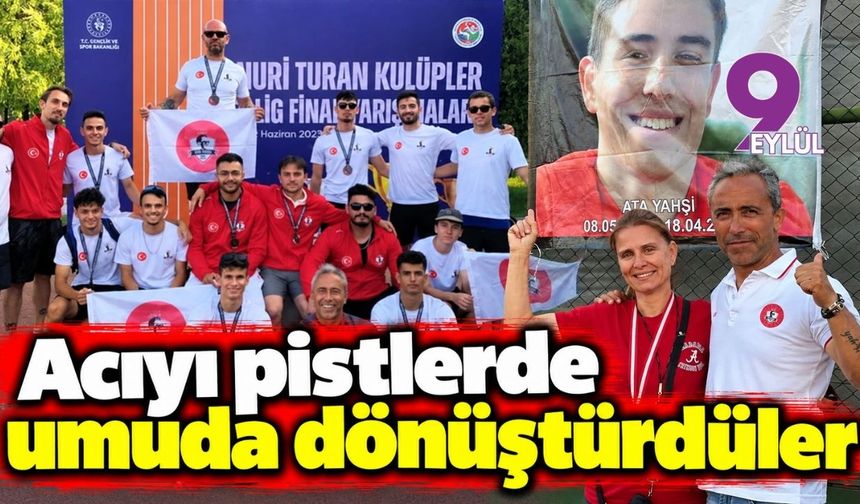 Acıyı pistlerde umuda dönüştürdüler