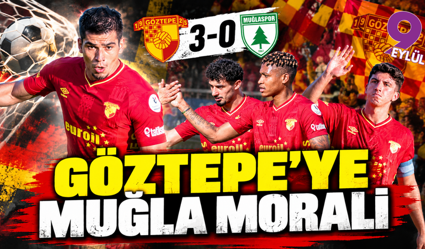 Göztepe’den üç gollü prova