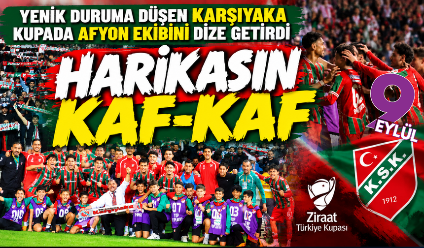 Karşıyaka kupada geri döndü: 3-1