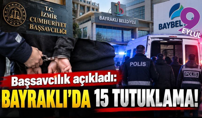 Bayraklı operasyonunda 15 tutuklama!