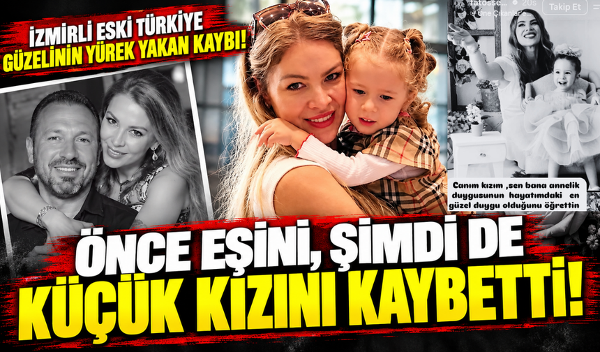 Önce eşini, şimdi de evladını kaybetti: İzmirli güzelin yürek yakan acısı!