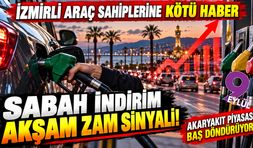 İzmir'de akaryakıt şoku: İndirim beklerken zam kapıya dayandı!