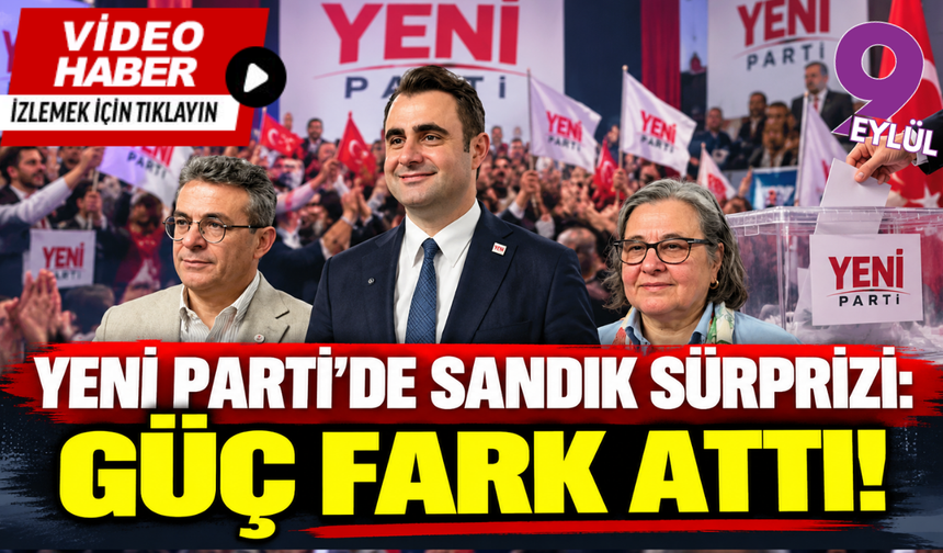 YENİ Parti İzmir’de ön seçimin galibi Çağatay Güç: Kocaoğlu’nu 4 bin 344 oy farkla geçti!