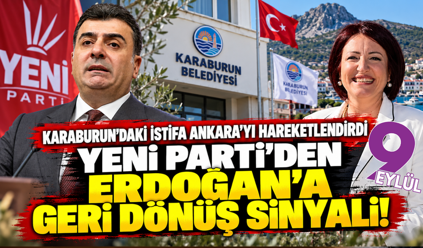 Karaburun'daki istifa YENİ Parti'nin gündeminde!