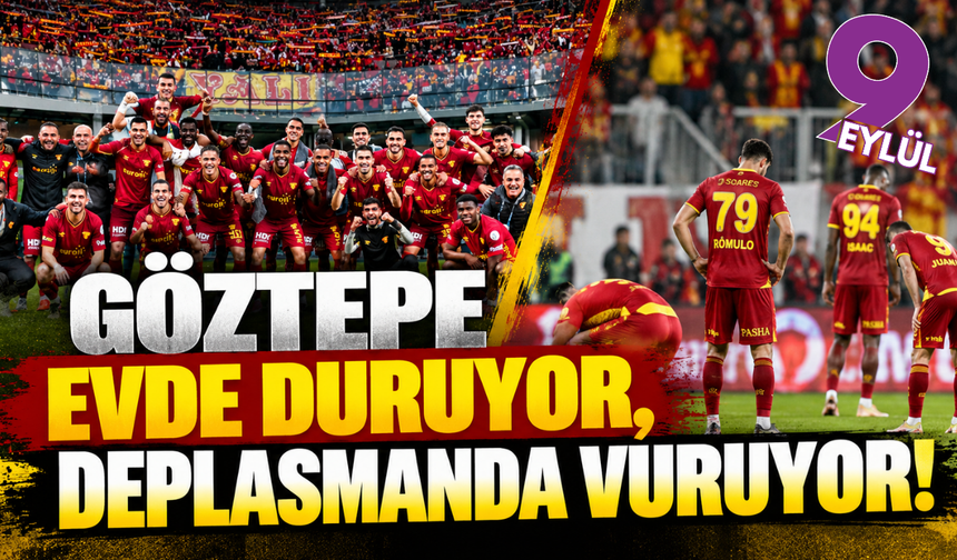 Göztepe deplasmanda kral, evinde kayıp!