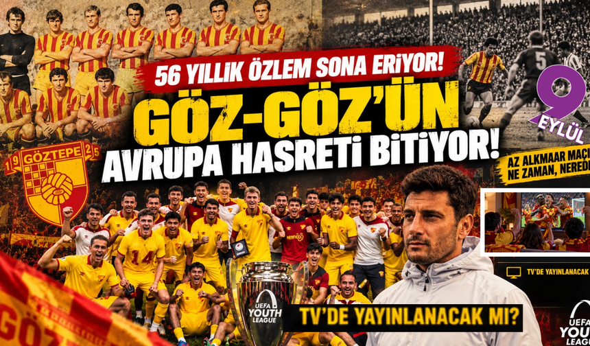 Göztepe 56 yıl sonra Avrupa'da! Maç ne zaman, nerede? Hangi TV yayınlıyor?