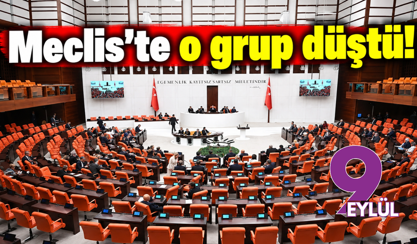 Meclis'te o grup düştü!