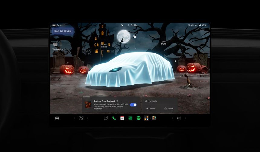 Tesla Cadılar Bayramı Güncellemesi Geldi