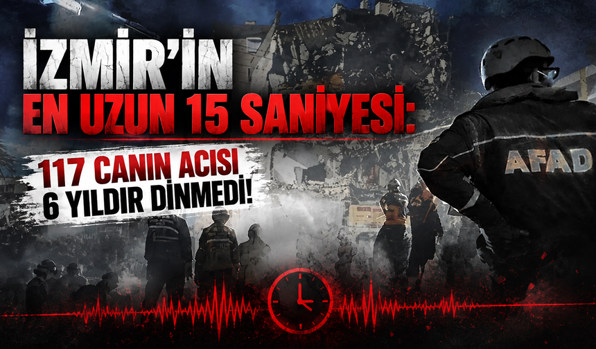 İzmir'de 30 Ekim depreminin 6'ncı yılı: 117 can unutulmadı!