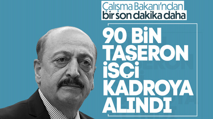 90 BİN TAŞERONA KADRODA SON DURUM