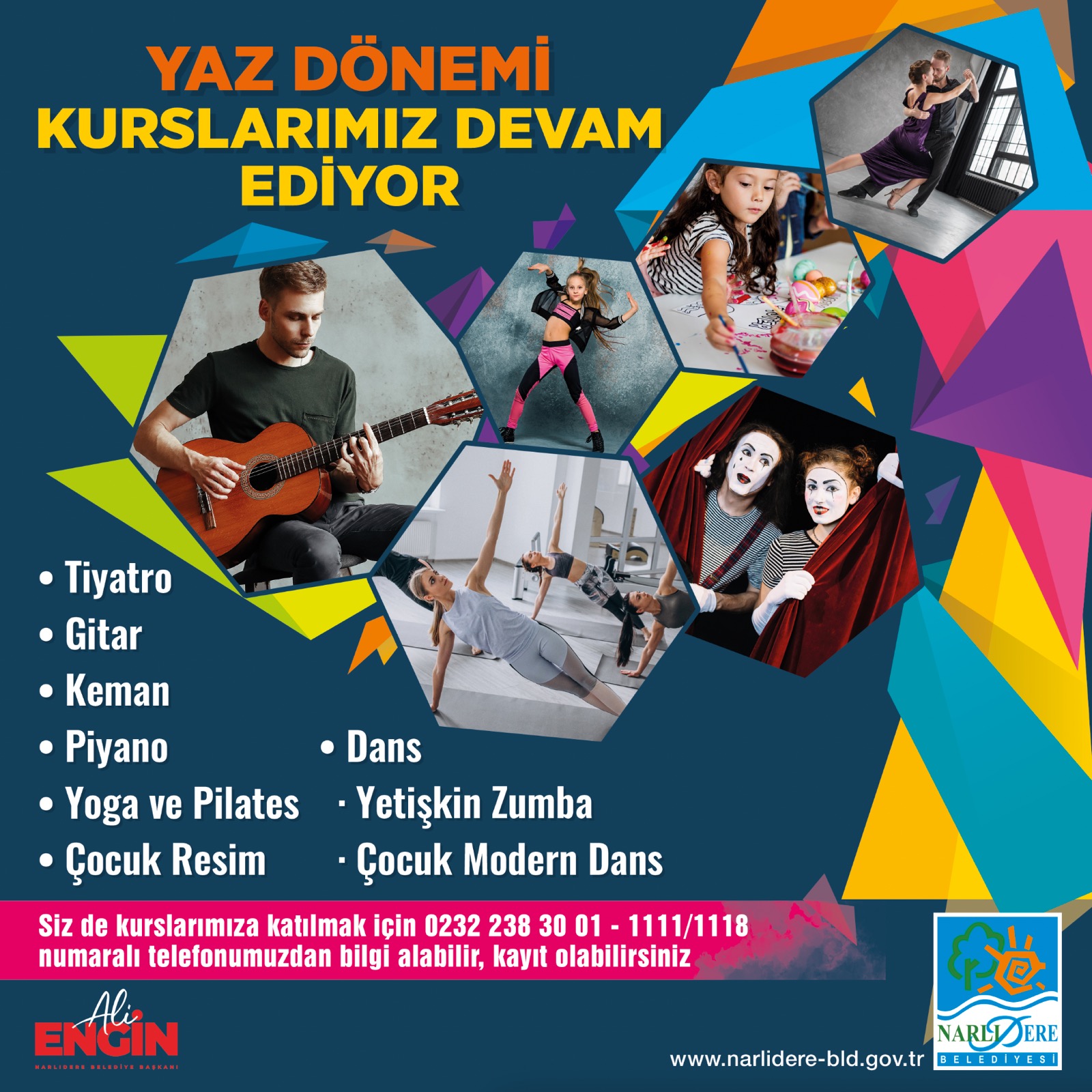 İzmir Narlıdere’nin kültür sanat kursları yazın da devam ediyor2