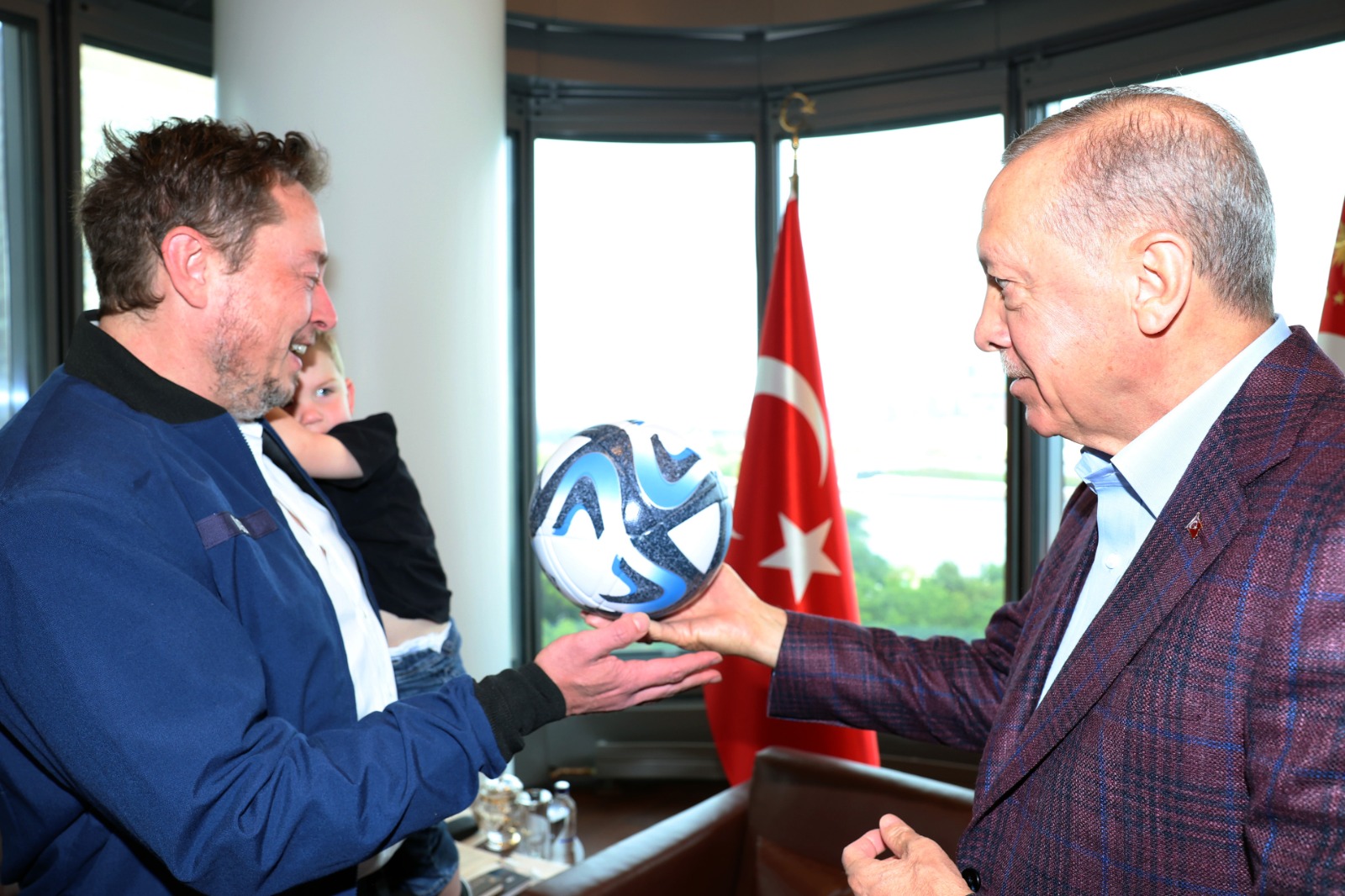 Cumhurbaşkanı Erdoğan, Elon Musk'ı İzmir'de yapılacak Teknofest'e davet etti (3)