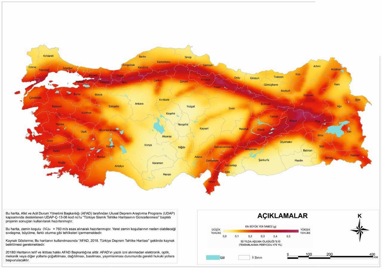 Depreme güvenli iller, Türkiye'de deprem riskinin az olduğu yerler, Ahmet Ercan açıkladı Deprem riski olmayan iller 20234
