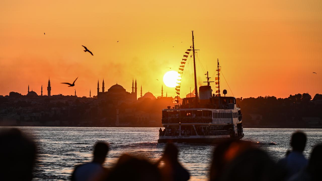 istanbul  gün batımı