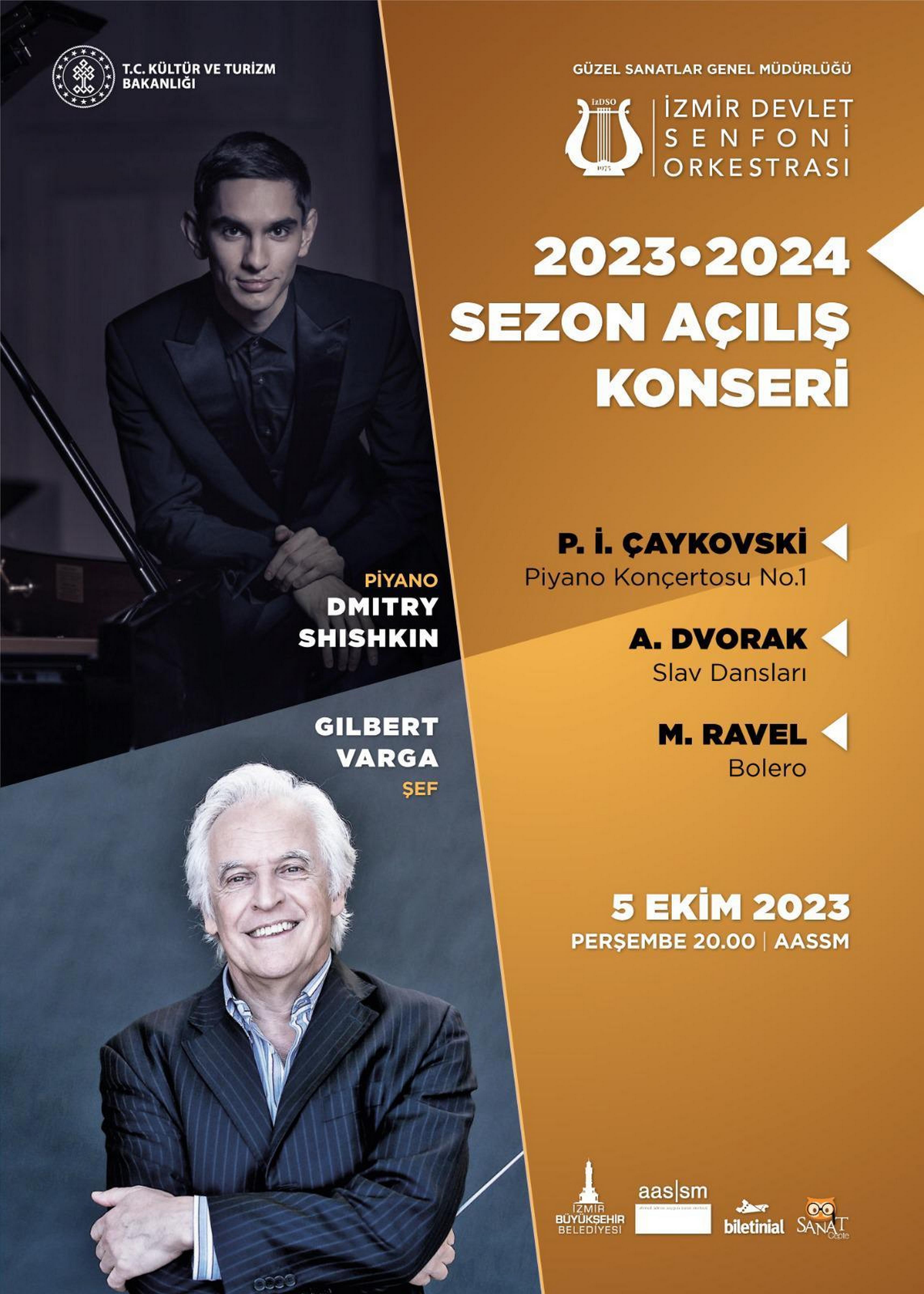 İZDSO 2023-24 açılış konseri afişi