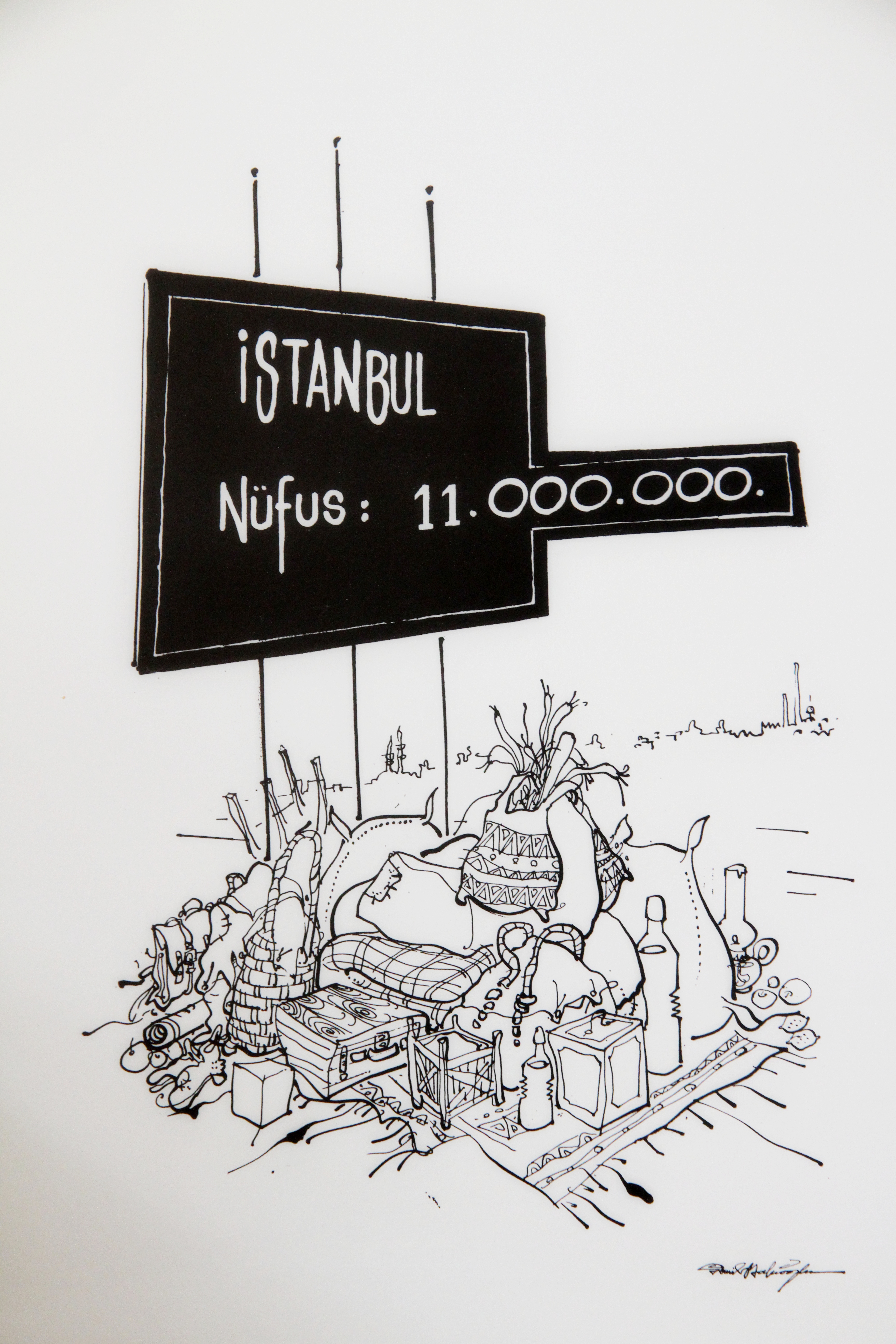 Güle Güle İstanbul'un kapağını süsleyen unutulmaz karikatürü