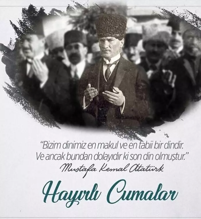 Türk Bayraklı, Atatürk resimli Cuma Mesajları4