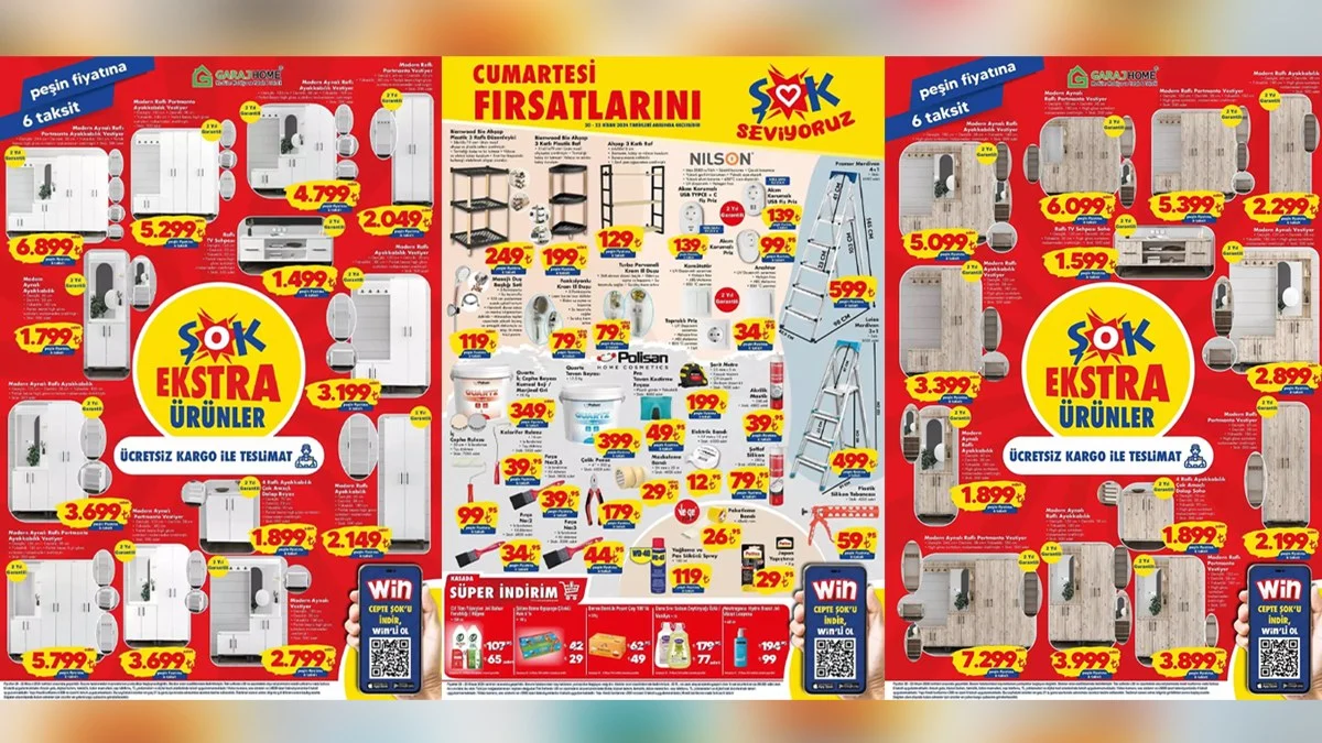 Ev Tadilatı İçin ŞOK'tan Müjdeli Haberler: Polisan Boya 349 TL, Matkap 1.990 TL, Duş Başlığı Seti 119 TL...