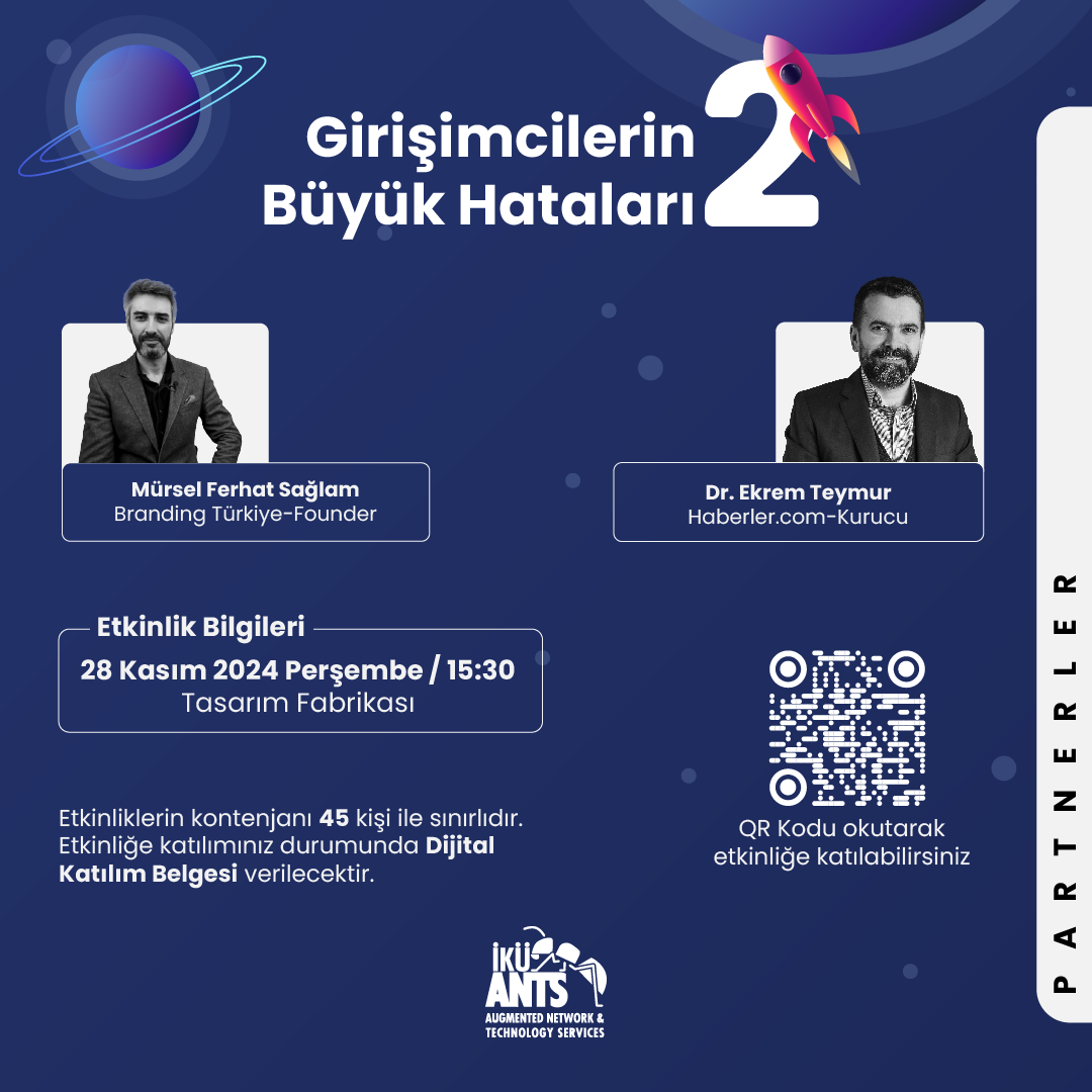 Girişimcilerin Büyük Hataları İkü Plansız Başlangıç Konuşmacılar