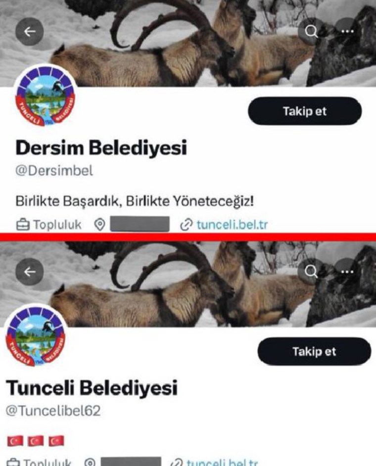 Tunceli Belediyesi Kayyumu, Sosyal Medya Kullanıcı Adını Değiştirdi-1