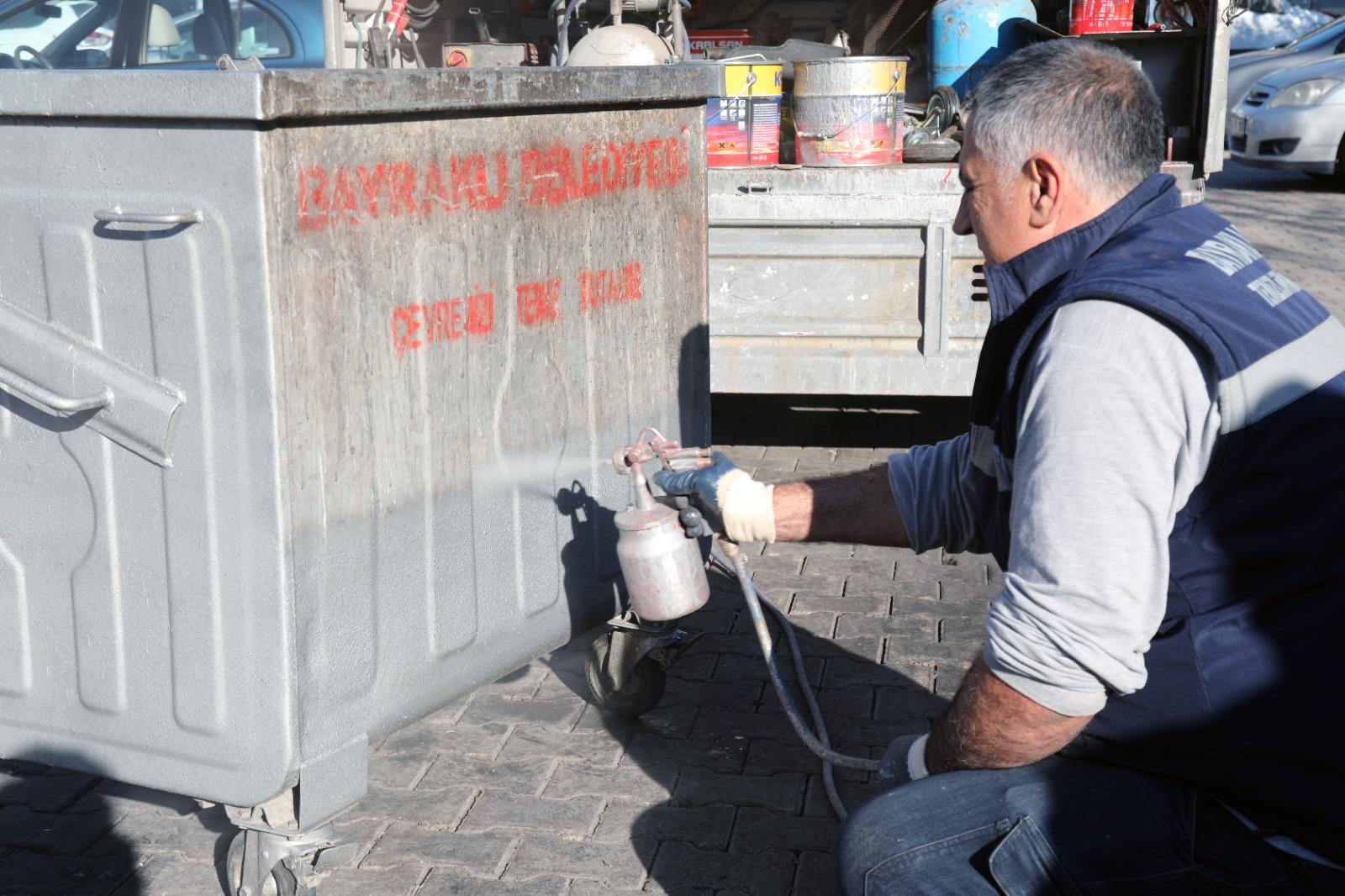 Bayraklı’da Çöp Konteynerleri Yenilendi (6)