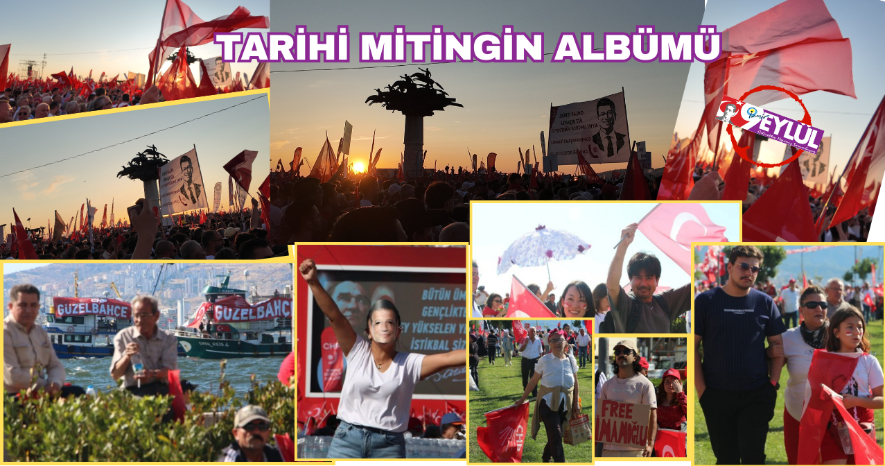 İzmir'deki tarihi mitingin ölümsüz anları