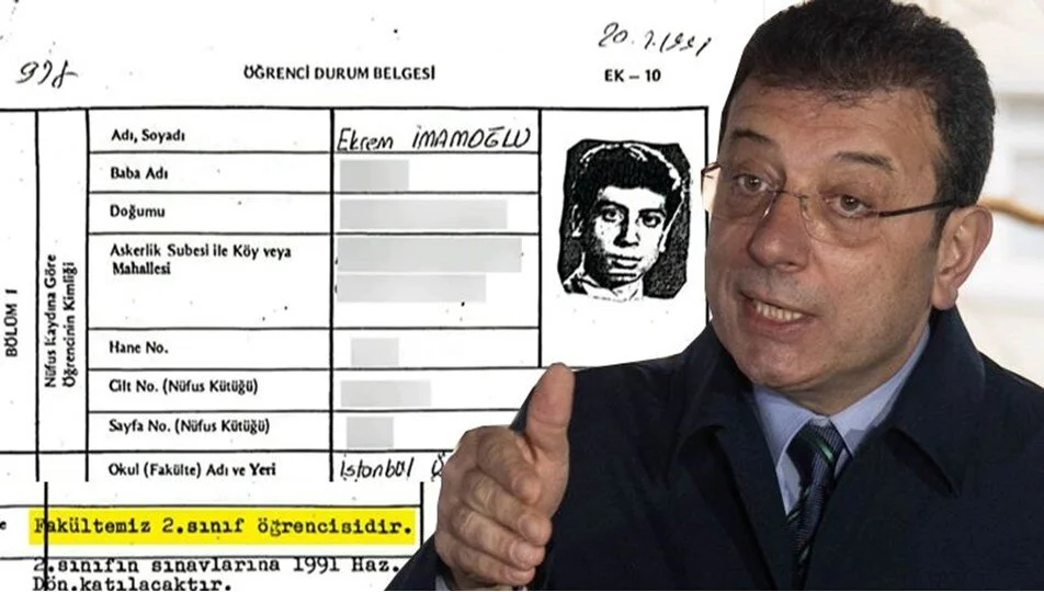 Imamoglu Diploma
