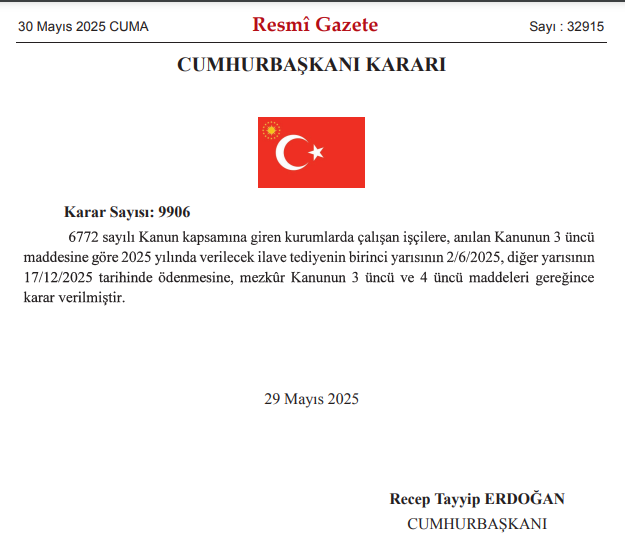 Kamu Iscilerine Ilave Tediye Odeme Tarihleri Belli Oldu-1