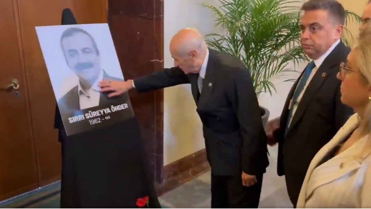 Mhp Lideri Bahçeli, Sırrı Süreyya Önder'in Fotoğrafı Sevdi