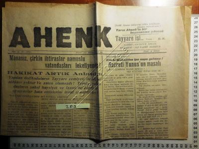 Türkçe Baskılı Ahenk 1929