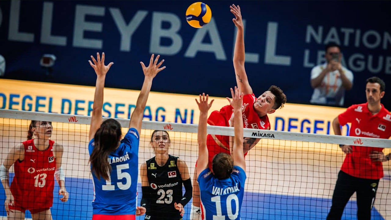 Turkiye Cekya Voleybol Macinda Bir Ilk 2025 Rekoru Kirildi