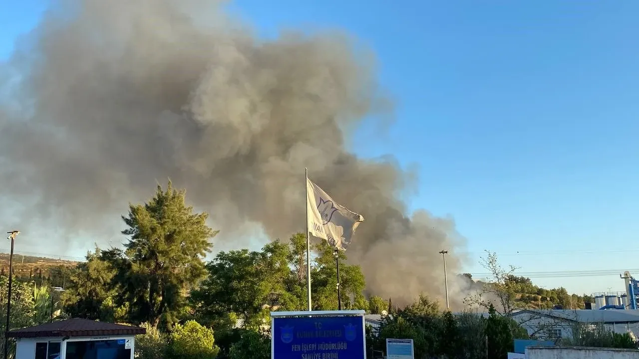 Bucada Kati Atik Merkezinde Korkutan Yangin Ayni Bolgede Daha Once Orman Yangini Cikmisti