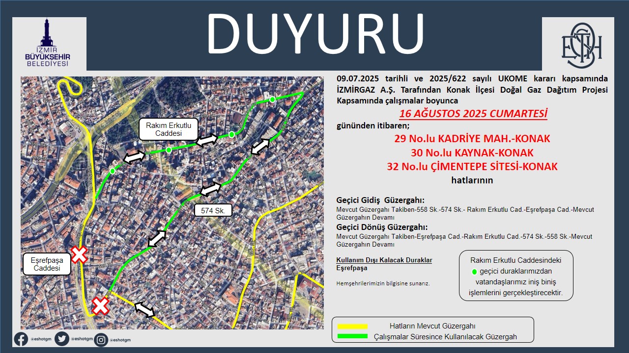 Eshot Güzergah