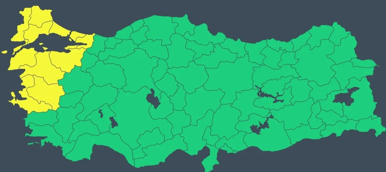 Istanbul Dahil Uyarilar Suruyor Meteoroloji 10 Il Icin Sari Kod Verdi 3241430 202508140634 2