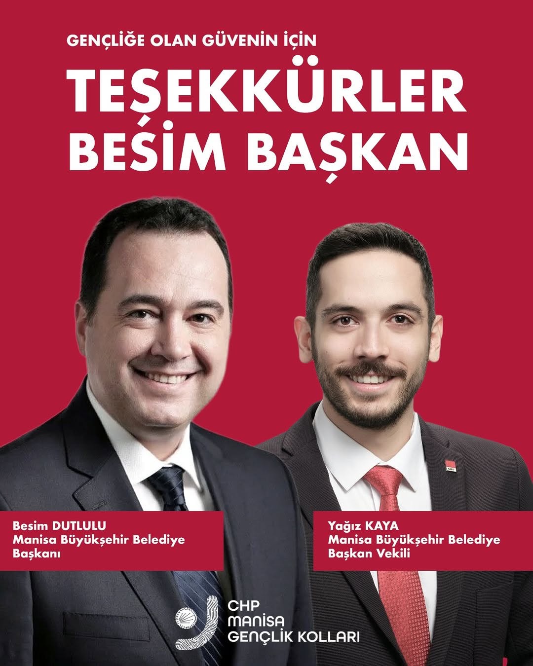 Manisa Büyükşehir Belediye Başkanımız Besim Dutlulu, Gençliğe Duyduğu Güveni Göstererek Yol Arka