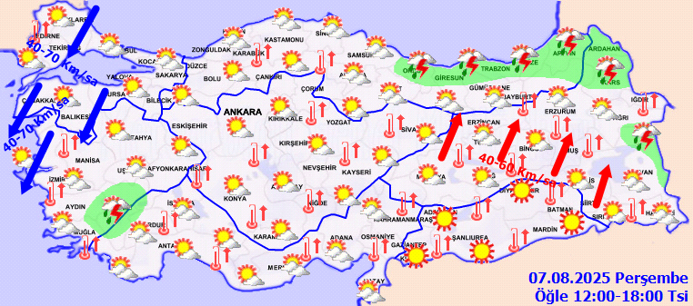 Meteoroloji Den Saganak Ve Firtina Uyarisi