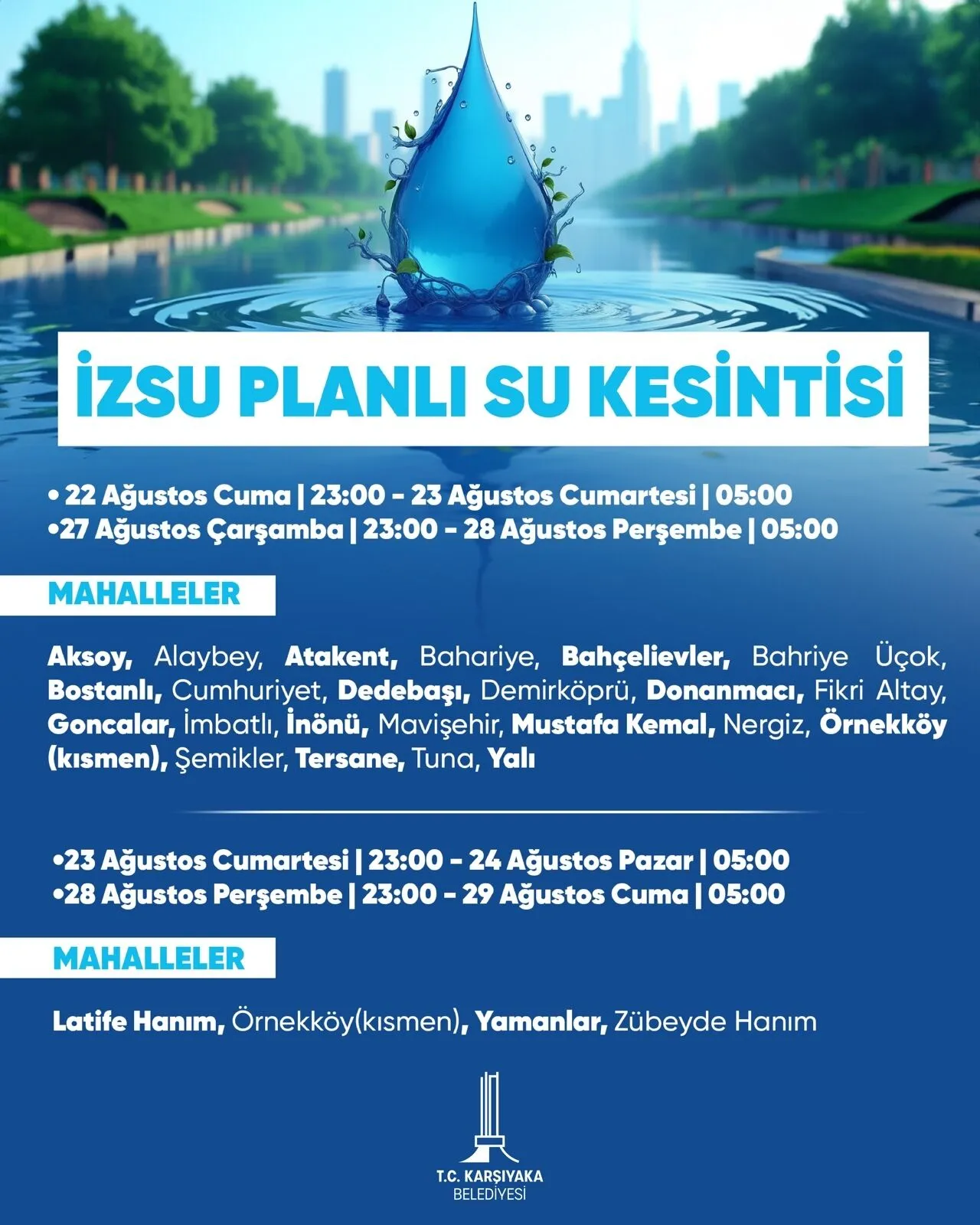 Su Kesintisi Izsu-1