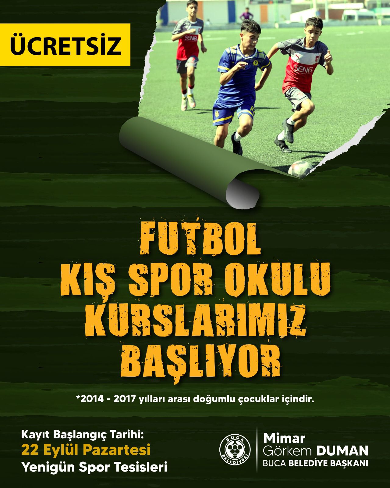 Buca Belediyesi Kış Futbol Okulu