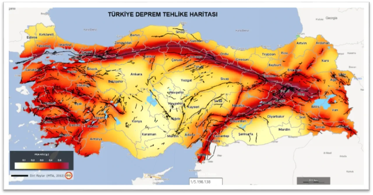 Afad Ve Mta Haritasina Gore Son Durum Turkiyenin Birinci Derece Deprem Riski Tasiyan 3253309 202510031445 1