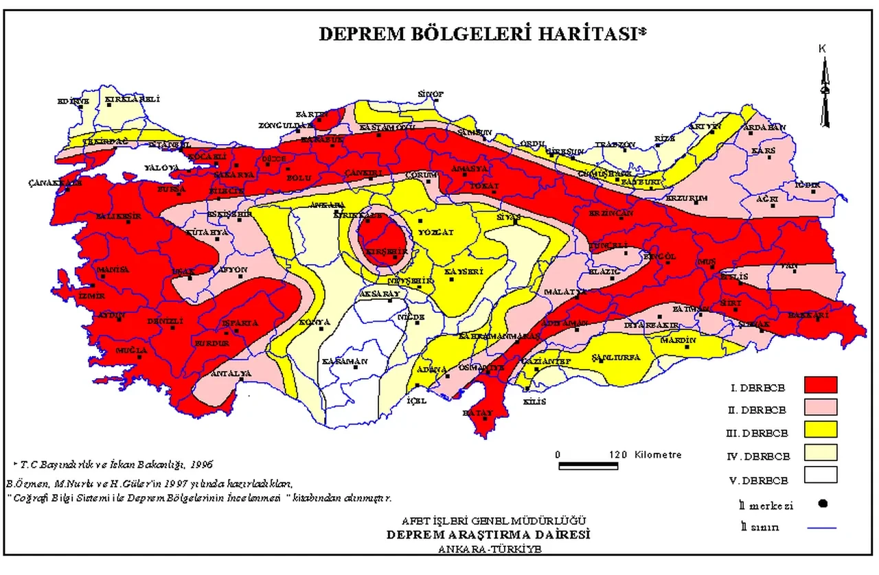 Afad Ve Mta Haritasina Gore Son Durum Turkiyenin Birinci Derece Deprem Riski Tasiyan 3253309 202510031445 2