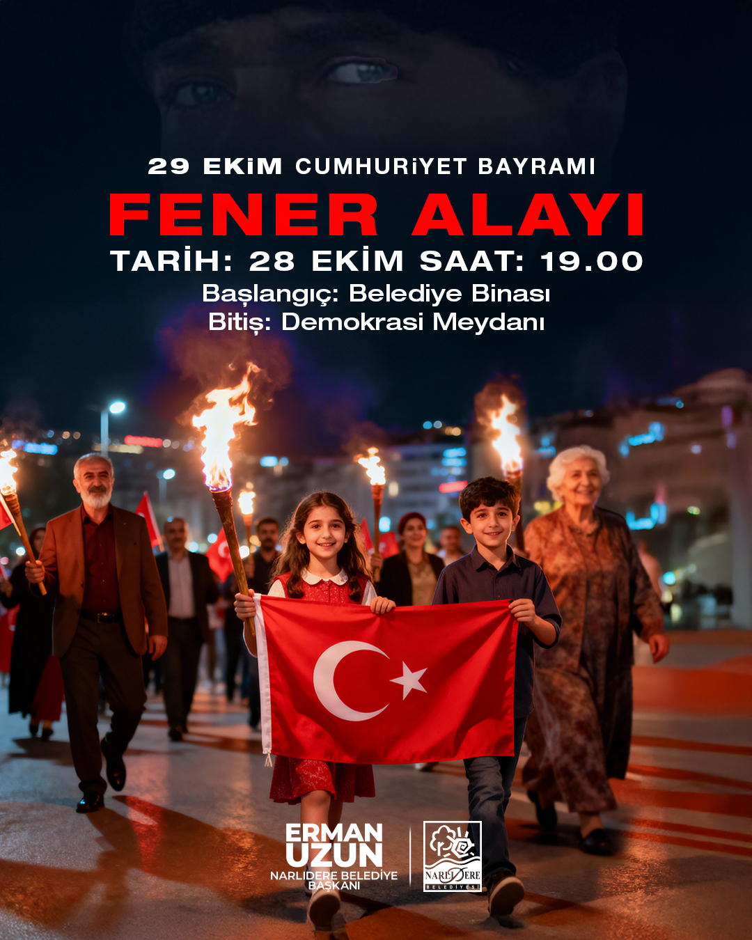 Narlidere, Cumhuri̇yeti̇mi̇zi̇n 102’Nci̇ Yilini Coşku Ve Gururla Kutlayacak (1)