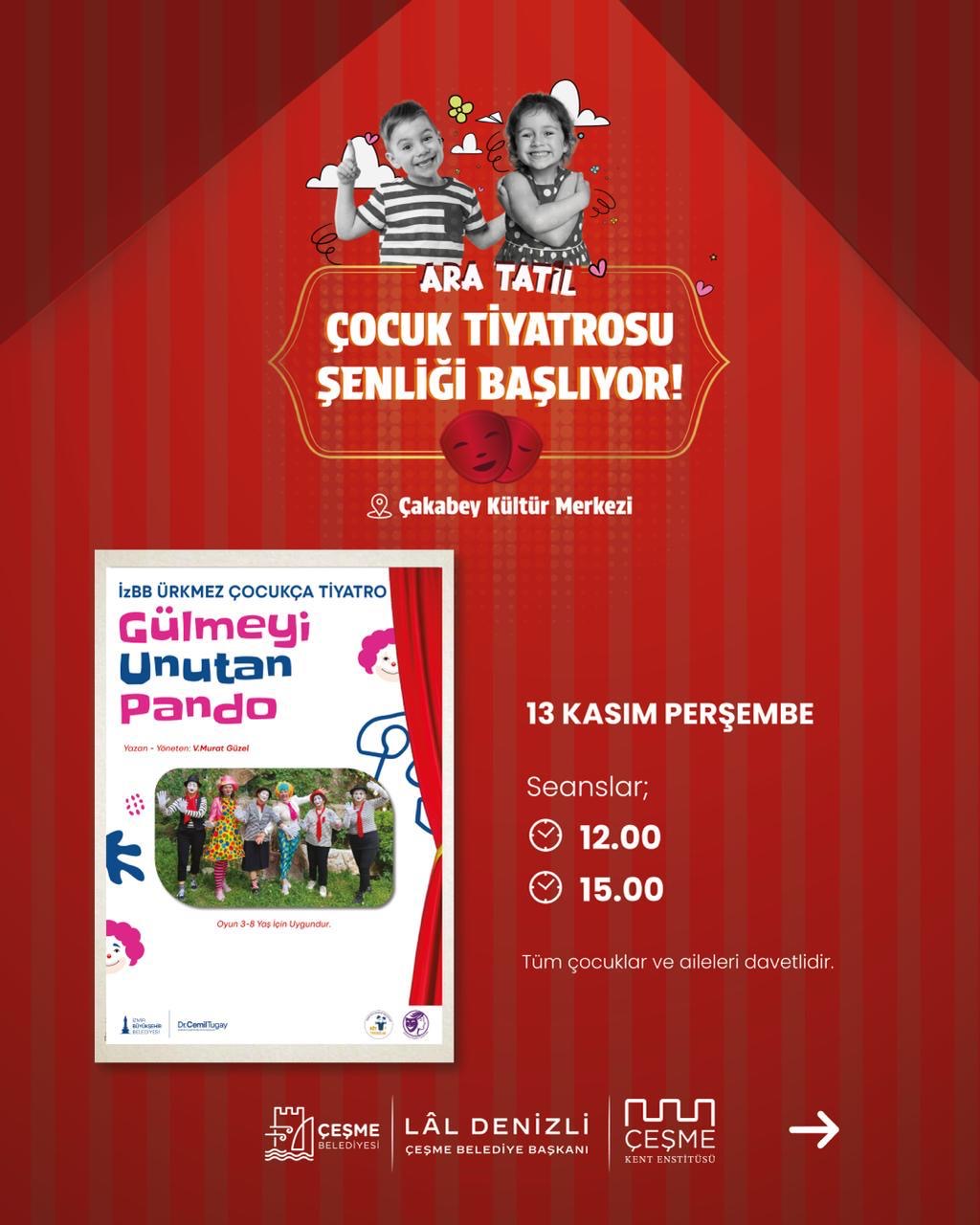 Çeşme Belediyesinden Miniklere Tiyatro Dolu Ara Tatilae7F03Df 36B5 4894 B2Bf 0Aa6557De5A7