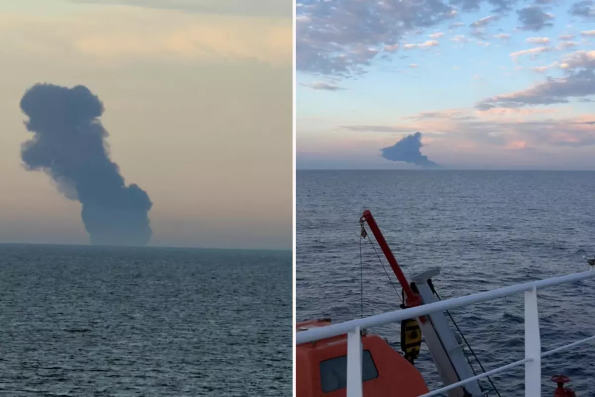 Kocaeli Aciklarinda Kairos Isimli Tankerde Patlama 19303683 4336 Amp